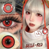 1 Pair Cosplay Colored Contact Lenses Red Lenses Halloween Blue Beauty Makeup Eyes Lenses Anime Purple Eyes Contacts