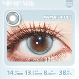 2pcs Half-Yearly Colored Contacts Big Diameter High Moisture Soft Lenses for Women Cosplay Halloween