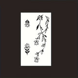 1 Sheet Herbal Finger Tattoo Sticker Waterproof and Long-lasting Temporary Tattoo