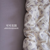New class A knitted cotton, Tianzhu cotton double-layer yarn four-piece set, simple and skin-friendly, student dormitory