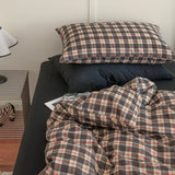 Ins Nordic Bedding Set Simple Style Polka Dot Duvet Cover Set Soft Flat Sheet Single Twin Size Double Bed Sheet Set For Bedroom