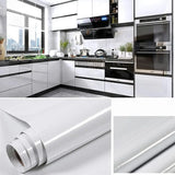 Self-adhesive Kitchen Cabinets Wallpaper 55cm Easy to Clean Adhesive Wall Wallpaper Cooking Bench Peel Off Adhesive Tape Sticker