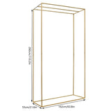 2.8m/110.23in Heavy-Duty Metal Wedding Backdrop Stand - DIY Balloon Arch Kit for Modern Rectangular Centerpiece - Event Decor