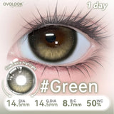 Watery Glow Fixed Axis Contacts Daily 10pcs Hazel Watery Shine Fixed Position Contacts Office Daily Lenses
