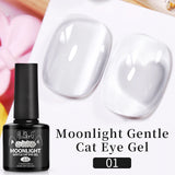 7.5ml Golden Gradient Cat Eye Nail Polish Gel Phototherapeutic Gel Soak Off Nail Magnetic Gel Polish Nail Art DlY