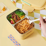Radish Shape Lunch Box, Children's Food Box, Stainless Steel Bento Box with Carrying Handle, Creative Food Containers