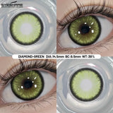 Big Eyes Color Contact Lenses Fashion Blue Colored Contact Lense Brown Softlenses Green Beauty Pupils Yearly Use