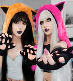 1 Pair Hallowee Contact Lenses for Eyes Cosplay Lenses Anime Lenses Anime Accessories  Lenses Black Lenses Pink Lens