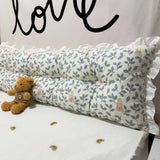 Simple Bedside Bow Bag Pillow Small Fresh and Comfortable Waist Protection Cushion Removable and Washable Large Backrest Tatami