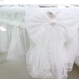 Korean Lace Tablecloth Garden Fresh Pink Bow Home Diningtable Cloth Rectangular European Wedding Decor Cloth