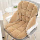 Winter Office Chair Cushion Plush Seat Pad Soft Warm Hip Pad Student Thickened Backrest Floor Seat Cushion