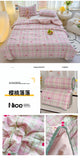 A-Class Summer Quilt Double Layer Non-Cotton Soft Air Conditioning Cooling Quilt Student Dormi Single Double Person Thin Quilt