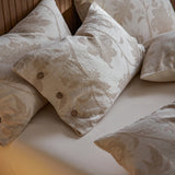 2 Pcs Class A  Linen Cotton Pillow Cases Wabi-sabi Aesthetic Beige Pillowcase for Bed Skin-friendly Bed Sleep Pillow Cover 48x74