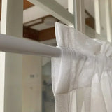 Lace Embroidery Short Gauze Curtains Flower Embroidery Kitchen Bay Window Curtains Decor Living Room Atmosphere Nice Curtains