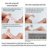 10Pcs Handmade Press on Nails Full Cover Cat Eye Star Rhinestone Sweet Cool French Ballet Jump Color Fake Nail Wearable Manicure
