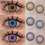 Color Contact Lenses for Eyes Korean Lens Natural Lenses Brown Lenses Blue Eye Contact Brown Big Eyes  Color Lens Eye
