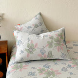 2 PCS Full Cotton Pillowcase Adult Kids Large Size 4 Layers Muslin Cotton Pillowcase Bedding Pillow Case with Zipper