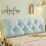 Removable Washable Waist Protection Cushion Washed Cotton Headboard Soft Bag Pillow Bed Sofa Tatami Mat Suitable for All Seasons
