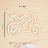 Chi-buy LED Neon Motorcycle USB Powered Neon Signs Night Light 3D Wall Art Bedroom Living Room Decor Lamp Signs