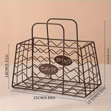 Handheld Coffee Capsule Storage Basket Candy Snack Storage Frame capsule organizer Fruit Basket Living Room Desktop Decoration