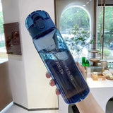 1PCS 780ML Sports Water Cups Plastic Anti Fall Primary School Students Portable Summer Tea Making Cups With Portable Bottles