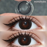 Natural Style Big Diameter Colored Contacts 2pcs Multi-Tone Half Yearly Lenses for Daily Outfit Premium Look