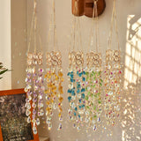 Suspend Suncatcher Crystal Chakra Windowsill Garden Decoration Sun Catcher Rainbow Maker Stained Glass Outdoor Decoration Gifts