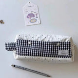 Stationery Storage Bag Portable School Organizer Multifunctional Pencil Bag Creative Canvas Pencil Pouch For Classroom College