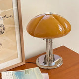 Nordic Creative Pumpkin LED Desk Lamp Bedroom Bedhead Study Middle Bauhaus Retro Luxury Designer Living Room Atmosphere Light