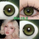 2pcs/pair Colored Contact Lenses for Eyes Gray Pupils Lens Fashion Blue Eye Contacts Green Lenses Brown Lenses Yearly