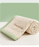 Simple Waffle Blanket Home Summer Quilt Cooling Blanket Nap Air Conditioner Student Dormi Single Double Green Pink Throw Blanket