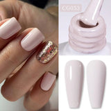 10ml Red Series Gel Nail Polish Winter Dark Red Glitter Nail Art Varnish Semi Permanent Soak Off UV LED Gel