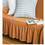 White Ruffle Cotton Sofa Cover Blanket Sofa for Towel Living Room Decor Furniture Tapestry Couch Cover in Spring