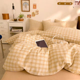 New All-cotton Class A Striped Washed Cotton Quilt Cover Skin-friendly and Comfortable Bedding Covers 160X210 220X240