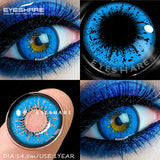 1Pair Cosplay Colored Contact Lenses Vampire Red Eyes Contact Anime Blue Purple Eyes Beauty Makeup Lenses For Halloween