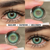 New 1Pair Blue Eyes Contact Colored Contact Lenses Gray Brown Colorful Beautiful Pupils Green Eyes Contact 6 Months Use