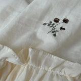 Vintage French Double Layer Ruffles Bedding Set 100% Cotton Double Yarn Soft Duvet Cover Flat/Fitted Bed Sheet Pillowcases 4Pcs