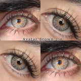 2PCS lris Lenses Color Contact Lenses with Diopter Myopia Eyes Blue Beatuy Contacts Lens Makeup Yearly Fast Delivery