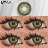 Contact Lenses Beauty Colored Pupils Green Eye Lenses Natural Look Eye Contacts Gray Fashion Soft Lenses Beauty Color Lens