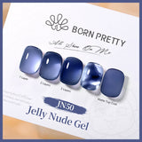 Wine Red Jelly Gel Nail Polish Glitter Nude Translucent Quick Extension Gel Semi Permanent Varnish UV Gel Nail Art 1
