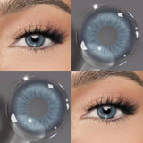 Yearly Disposable Eye-Enlarge Colored Contact Lenses 1Pair Fashion Cosmetic Color Contacts Beauty Daily Makeup Lens