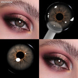 Blue Colored Contact Lenses 14.2mm 6 Months Disposable Green Brown Natural Eye Color Contacts Beauty Makeup