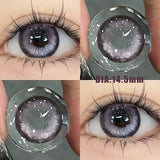 1Pair Blue Lenses Color Contact Lenses for Eyes Green Gray Pupils Cosmetic Diopters Degrees-0.00 to-8.00 Fast Shipping