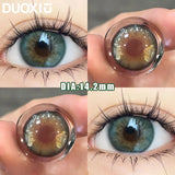 1Pair Green Lenses Color Contact Lenses for Eyes Blue Gray Pupils Cosmetic Diopters Degrees-0.00 to-8.00 Fast Shipping