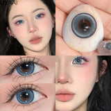 Color Contact Lenses for Eyes Korean Lens Blue Color Lens Brown Big Eye Contacts Lenses Pink Lenses Purple Lenses