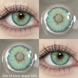 1pair Natural Color Contact Lenses for Eyes Blue Eye Lens Gray Lenses Fashion Korean Beauty Pupils Yearly Makeup Lens