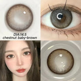 2pcs/Pair Design Beauty Contact Lenses for Eyes Color Lenses Cosmetic Pupils Eye Color Lenses Blue Lens Brown Lenses