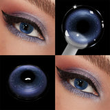 Colored Contact Lenses Lalens Disc Blue Cocoa Crème Green Color Contacts Eye Lens Eyes Half Year 2Pcs