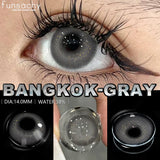 Cosmetics Color Contact Lenses 1pair Brown Color Lens Fashion Lenses Korean Lenses Grow Eye Big Eye Lens Gray Contacts