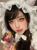 2PCS Halloween Myopia Contact Lenses Cosplay Colored Contact Lenses Prescription Lens Natural Pupils Eye Color Lenses